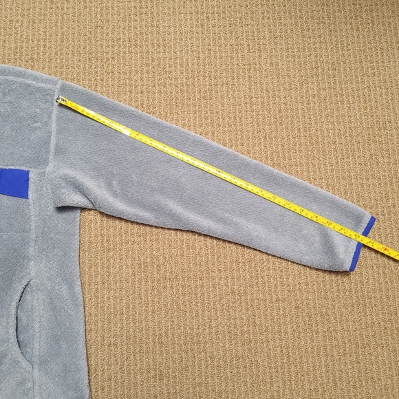 Patagonia Re-Tool Snap-T Fleece Pullover Jacket Grey/ Blue Women's L - Picture 14 of 16